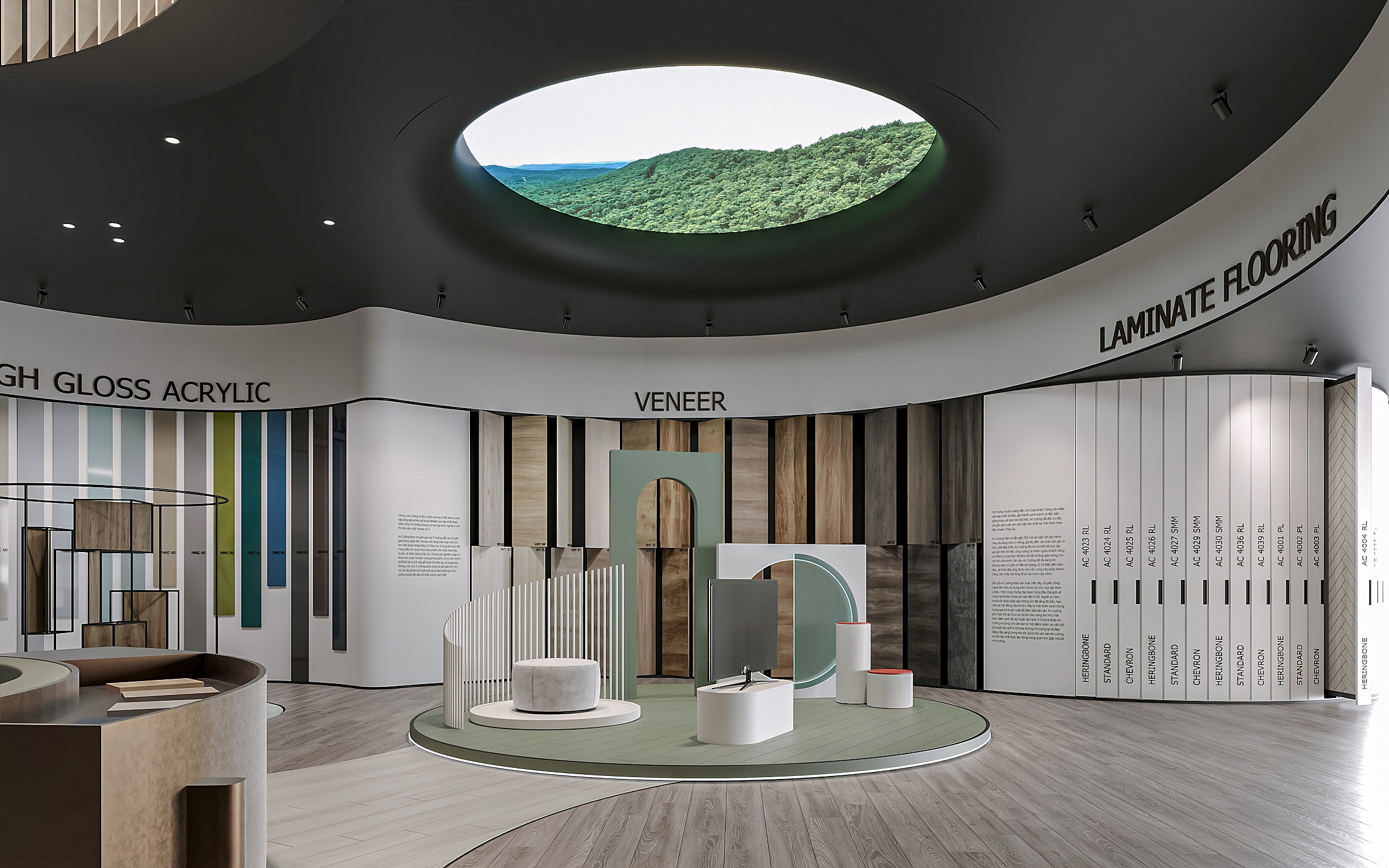 Phối cảnh showroom An Cường 6