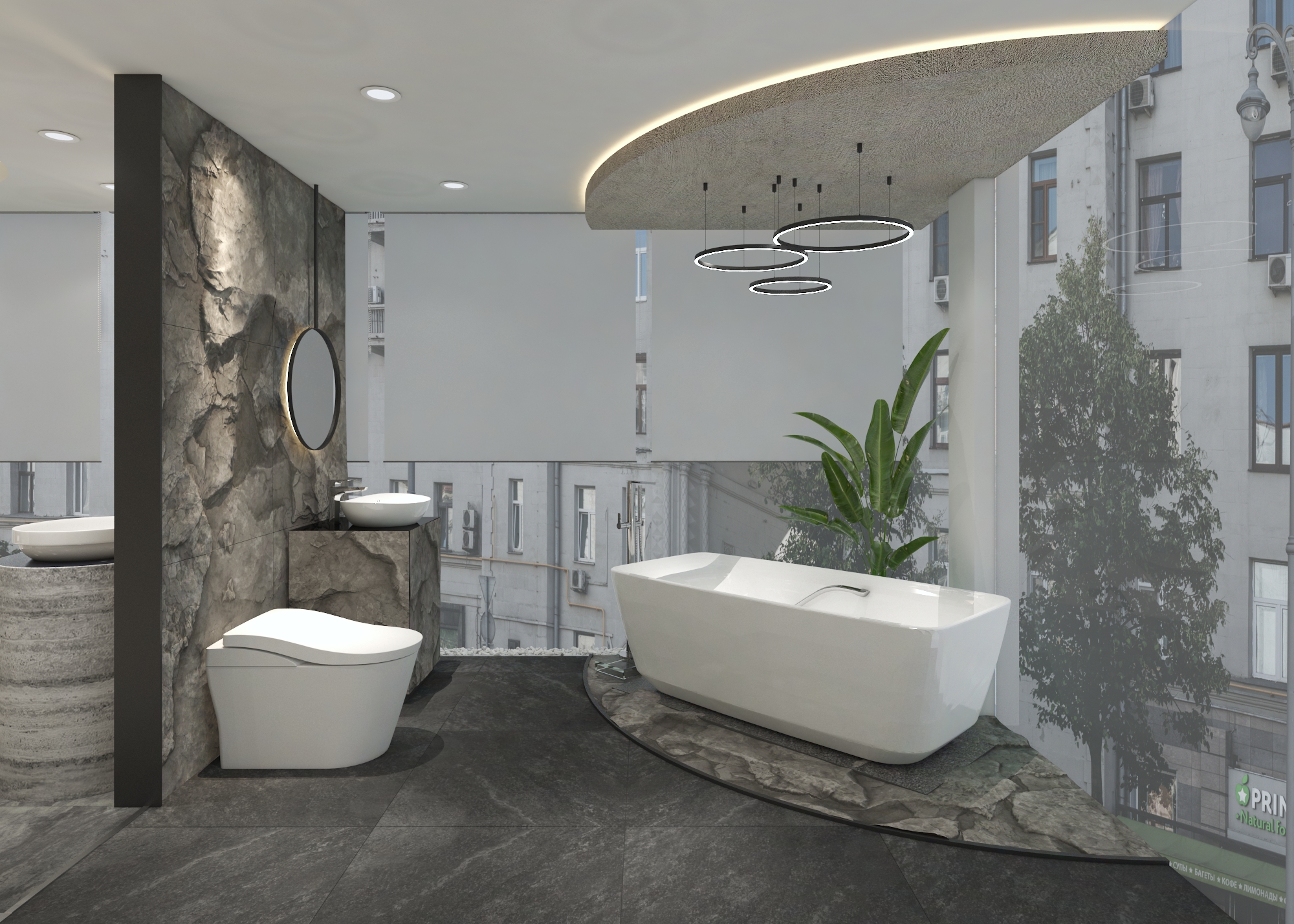 Phối cảnh showroom đại lý 10